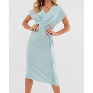 NWT Cocktail Party Wedding Coquette Cottage Easter Midi Dress Women's Size 12